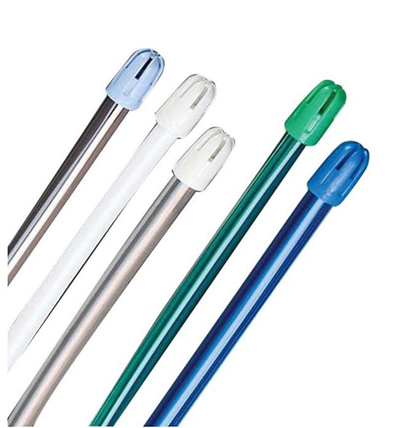 Saliva Ejectors Clear With Blue Tip 100/Pk