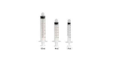 Luer Lock Syringe Disposable 3cc, 100/box