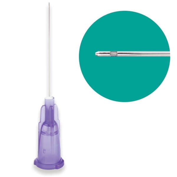 30ga. Side Vented, Monoject® Style, Purple (100pcs/box)