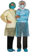 Isolation Gowns Blue "Medicom" 50/Case