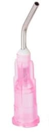 Prebent Dispensing Tips 18 ga Pink 100/bag