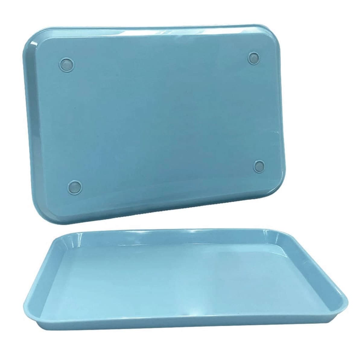 Dental Set Up Trays Blue 1/pk Autoclavable Flat - MARK3