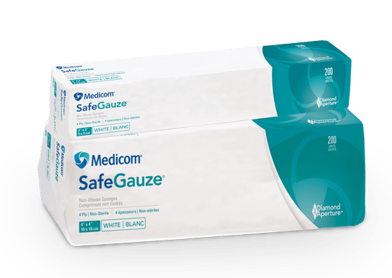 Medicom SafeGauze with unique Diamond Aperture