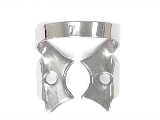 Rubber damp clamp. Lower Molar Clamp #7 Lower Molar Clamp #7
