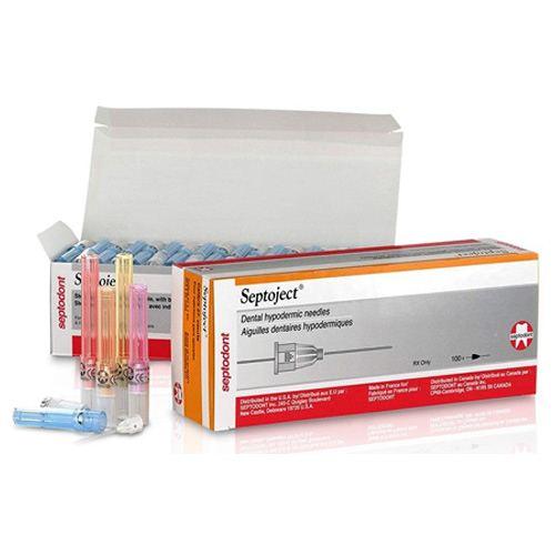 Each Septoject triple beveled needle is siliconized Each Septoject triple beveled needle is siliconized