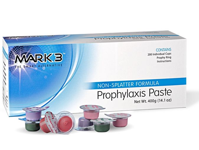 Prophy paste MARK3, Non-Splatter formula Prophy paste MARK3, Non-Splatter formula
