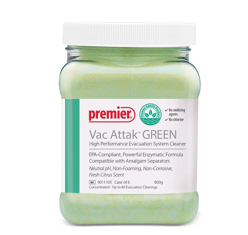 Premier - Vac Attak Green Evacuation Cleaner 800gm/Jr Premier - Vac Attak Green Evacuation Cleaner 800gm/Jr